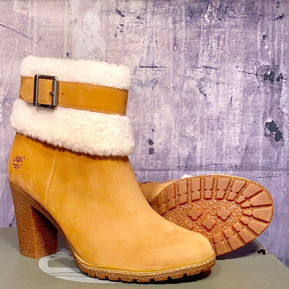 New Women's Timberland Glancy Teddy Fleece Boots - Picture 4 of 8